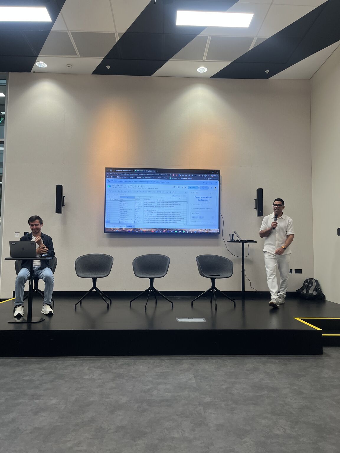 Build Pitch Fund event moment